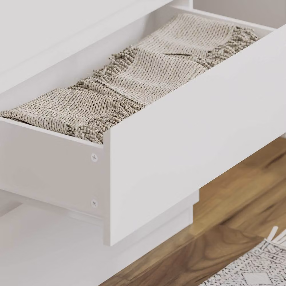 HD Designs Glinton 3 Drawer Chest of Drawers in White High Gloss – 3