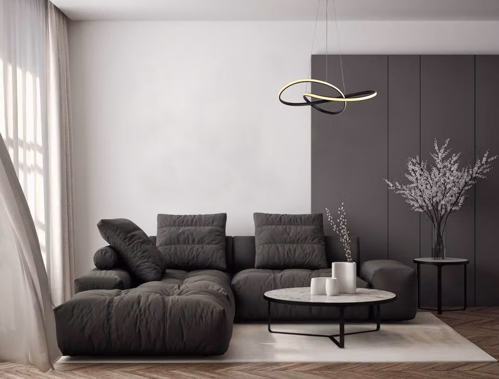 Netlighting Consa LED Pendant Ceiling Light in Black – 2