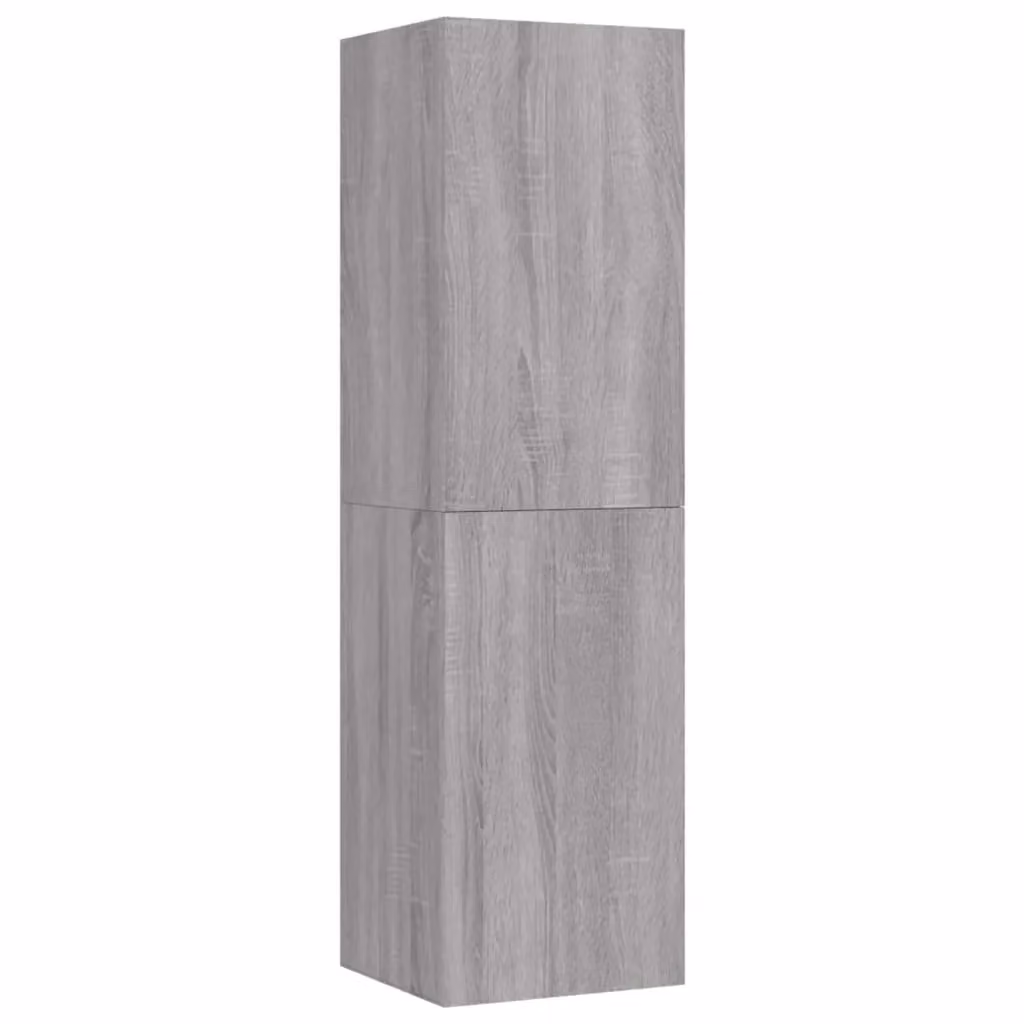 Berkfield Home Wall-mounted TV Cabinet in Grey, W/D/H: 110 x 30.5 x 30 cm – 2