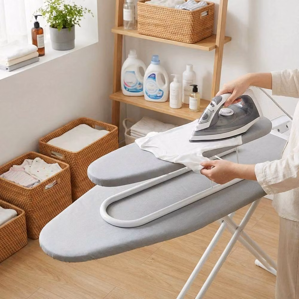 PAWNORA Extra Long Ironing Board with Steam Permeable Top in Grey – 3