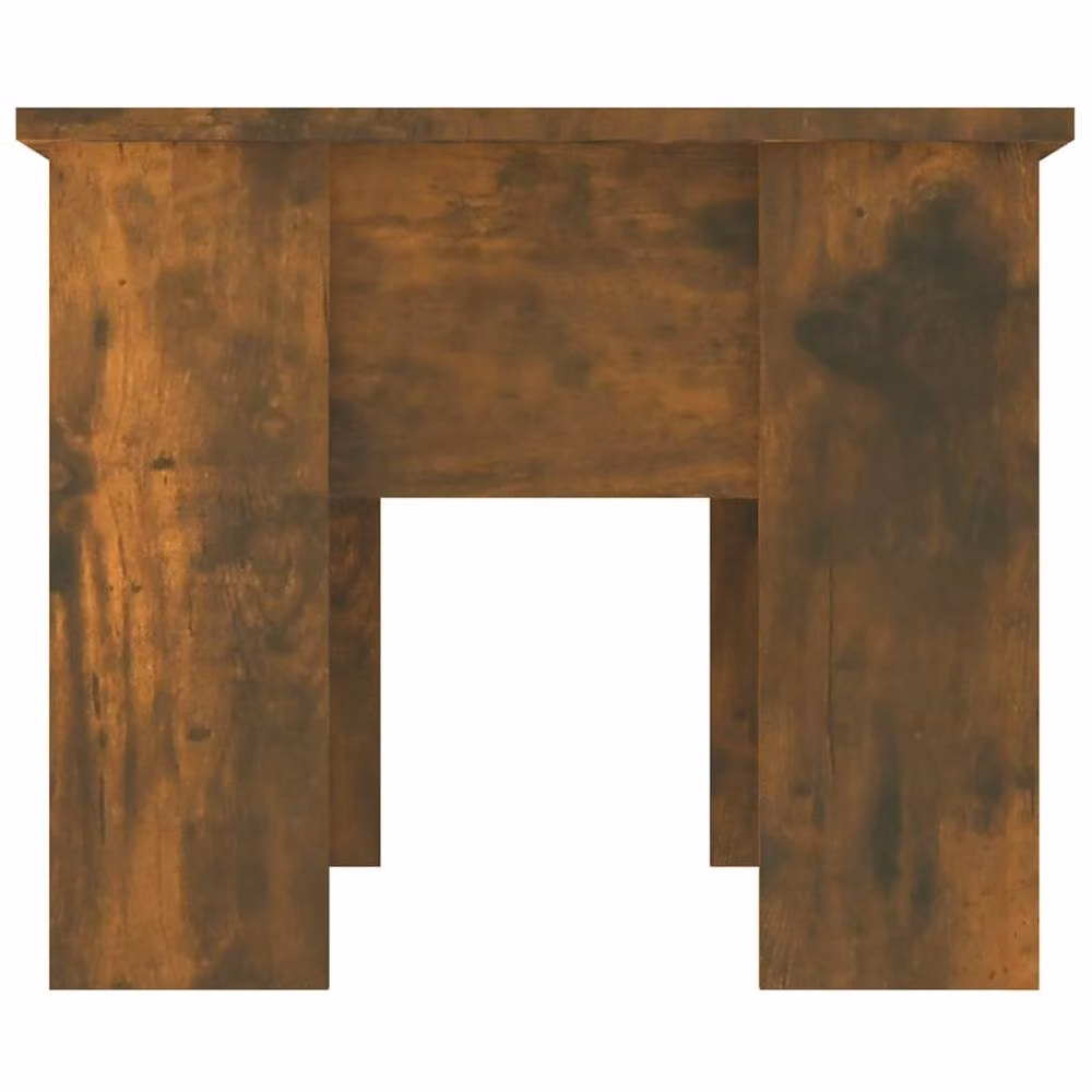Berkfield Home Modern Smoked Oak Coffee Table in Brown, W/D/H: 79 x 49 x 41 cm – 3