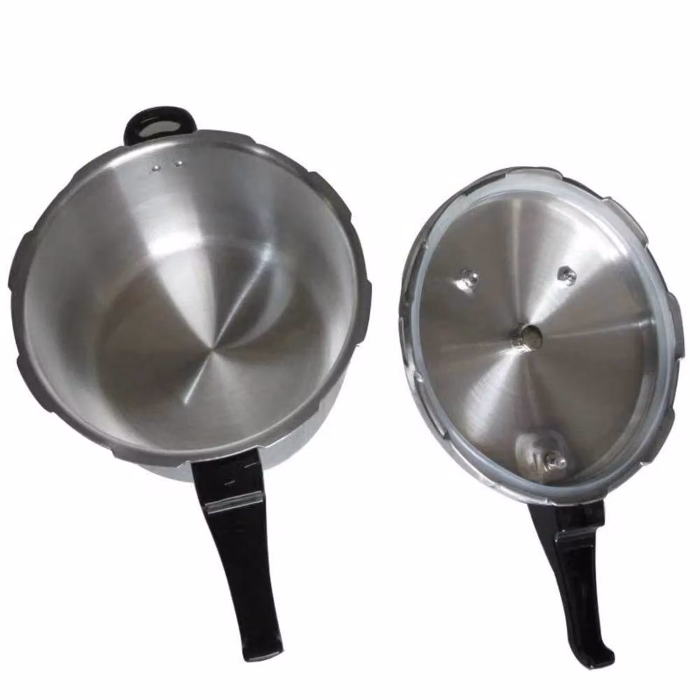VOGREX Prima Heavy Duty Aluminium Pressure Cooker, 5 l, Silver – 2