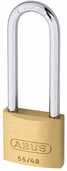 ABUS Brass Padlock with 40mm Key and Yellow Finish