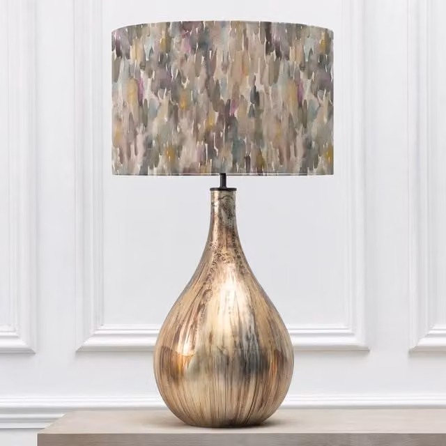 Voyage Maison Allegra Table Lamp with Azima Eva Lampshade in Gold and Brass