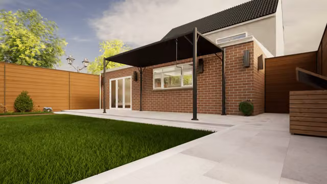 PBSL Group Jura Grey Natural Limestone Paving, W: 90 cm, D: 60 cm, H: 2.5 cm