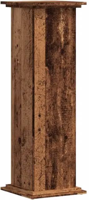 Berkfield Home Modern Plant Stand in Brown Engineered Wood, W/D/H: 33 x 33 x 100 cm – 1