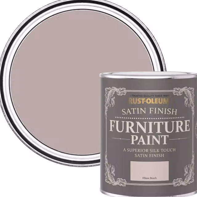 Rust-Oleum Pink Satin Furniture and Skirting Board Paint, 750ml