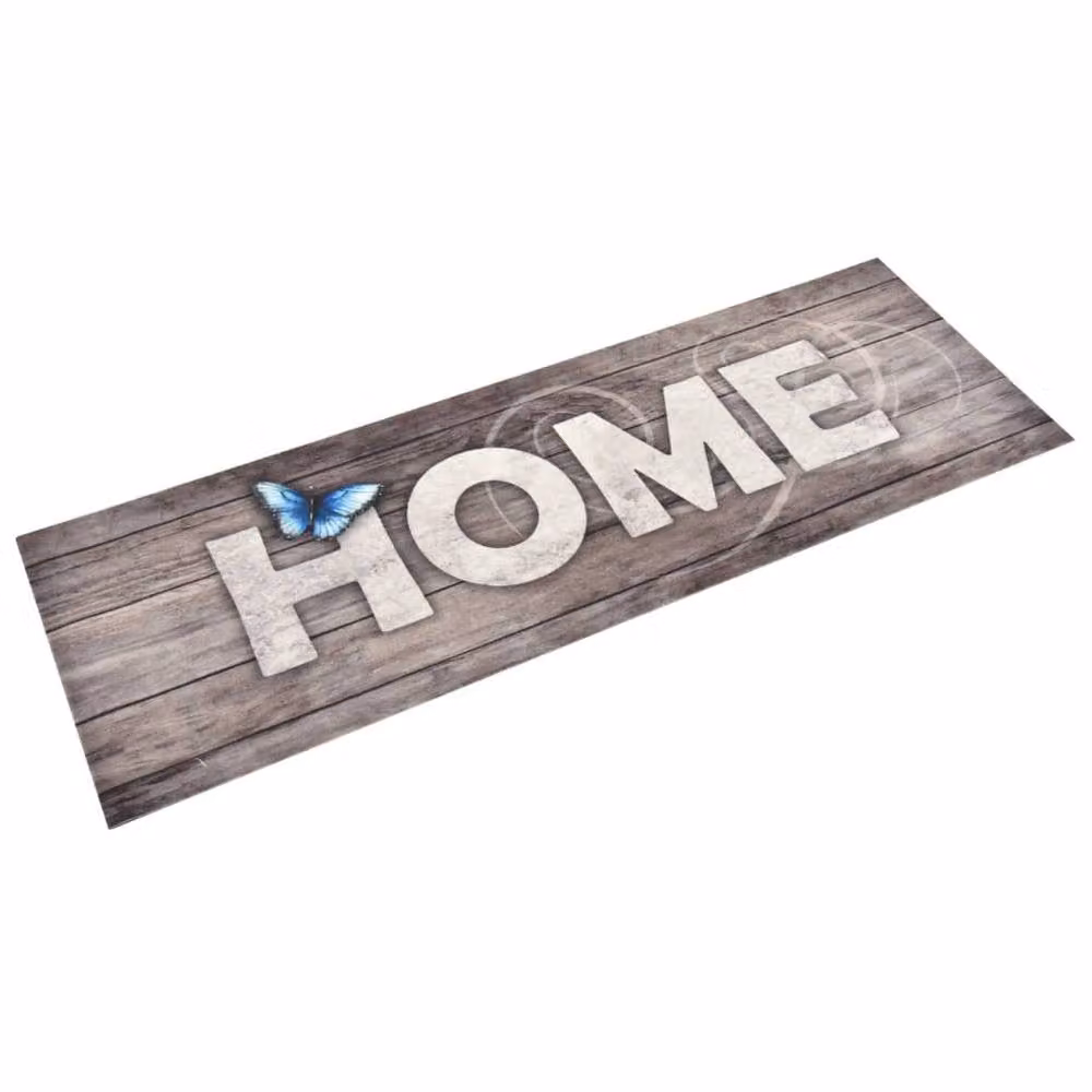 Berkfield Home Washable Kitchen Carpet, Multicolour and Grey, W: 60 cm, L: 300 cm – 1
