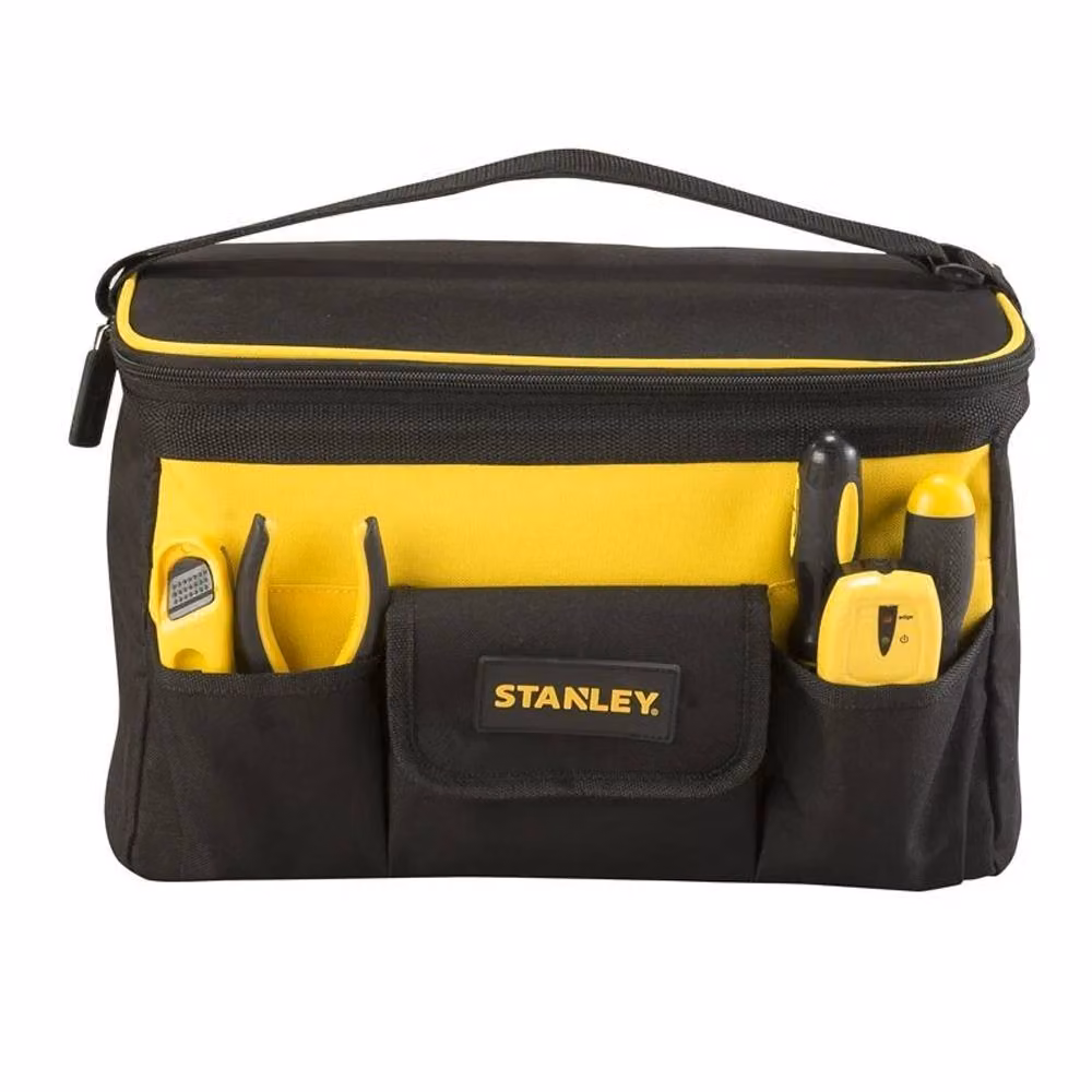 Stanley Black Polyester and Nylon Tool Bag with Strap – 2
