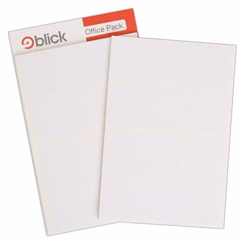Blick White Self Adhesive Address Labels, Rectangular, 800 Pack