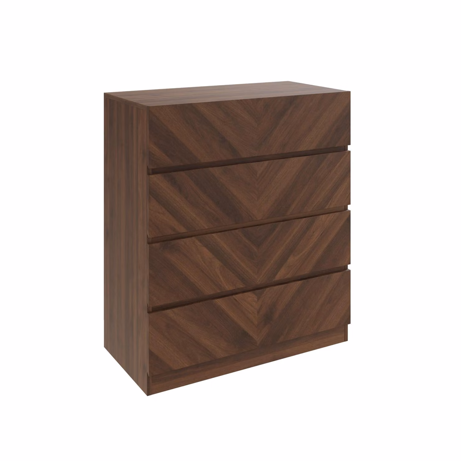 GFW Catania 4 Drawer Chest of Drawers in Walnut – 3