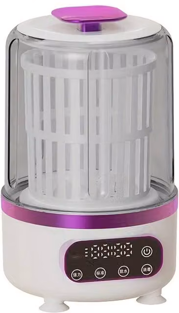 Ventryn Portable Mini Washing Machine for Socks and Underwear in White and Multicolour – 1