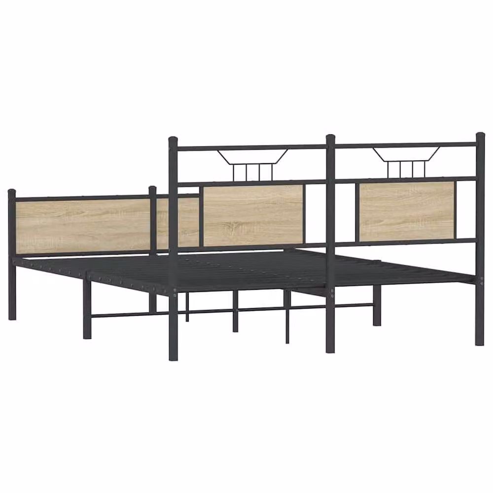 Berkfield Home Sonoma Oak King Size Bed Frame with Drawers, Brown, W/D/H: 150 x 200 x 91.5 cm – 3