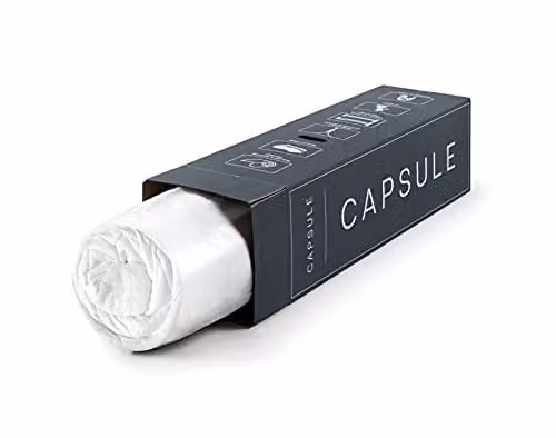 Julian Bowen Capsule Reflex Roll-Up Mattress in White, W/D/H: 90 x 190 x 18 cm