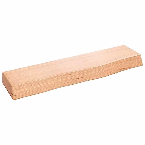 vidaXL Rustic Oak Wall Shelf, Light Brown, W: 40 cm, D: 10 cm, H: 4 cm