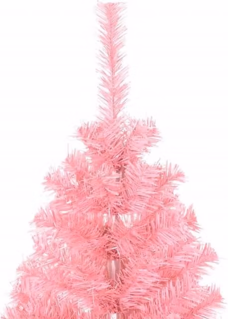 Berkfield Home Beautiful Pink Artificial Christmas Tree with Stand, Height: 150 cm