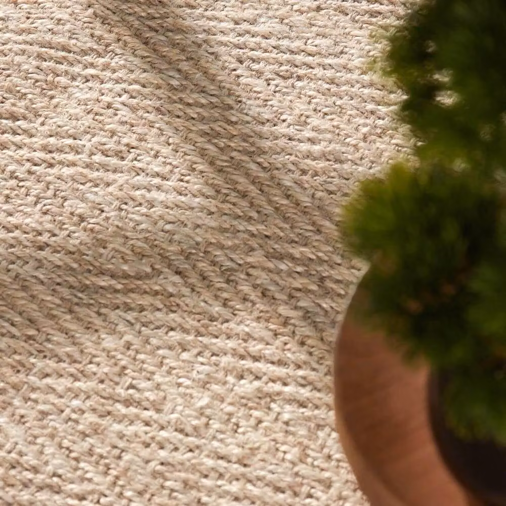 Villeroy & Boch 1851 Mirabelle Handwoven Jute Rug in Beige, W: 200 cm, D: 300 cm – 2