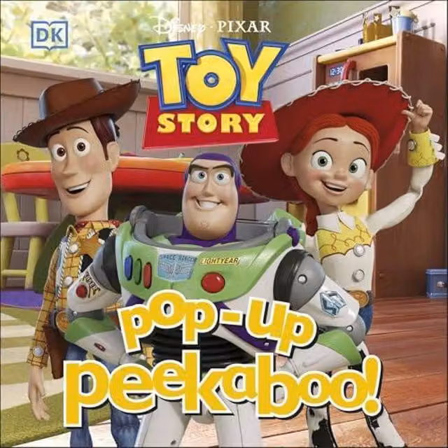 DK Disney Pixar Toy Story Pop-Up Peekaboo Board Book, Multicolour