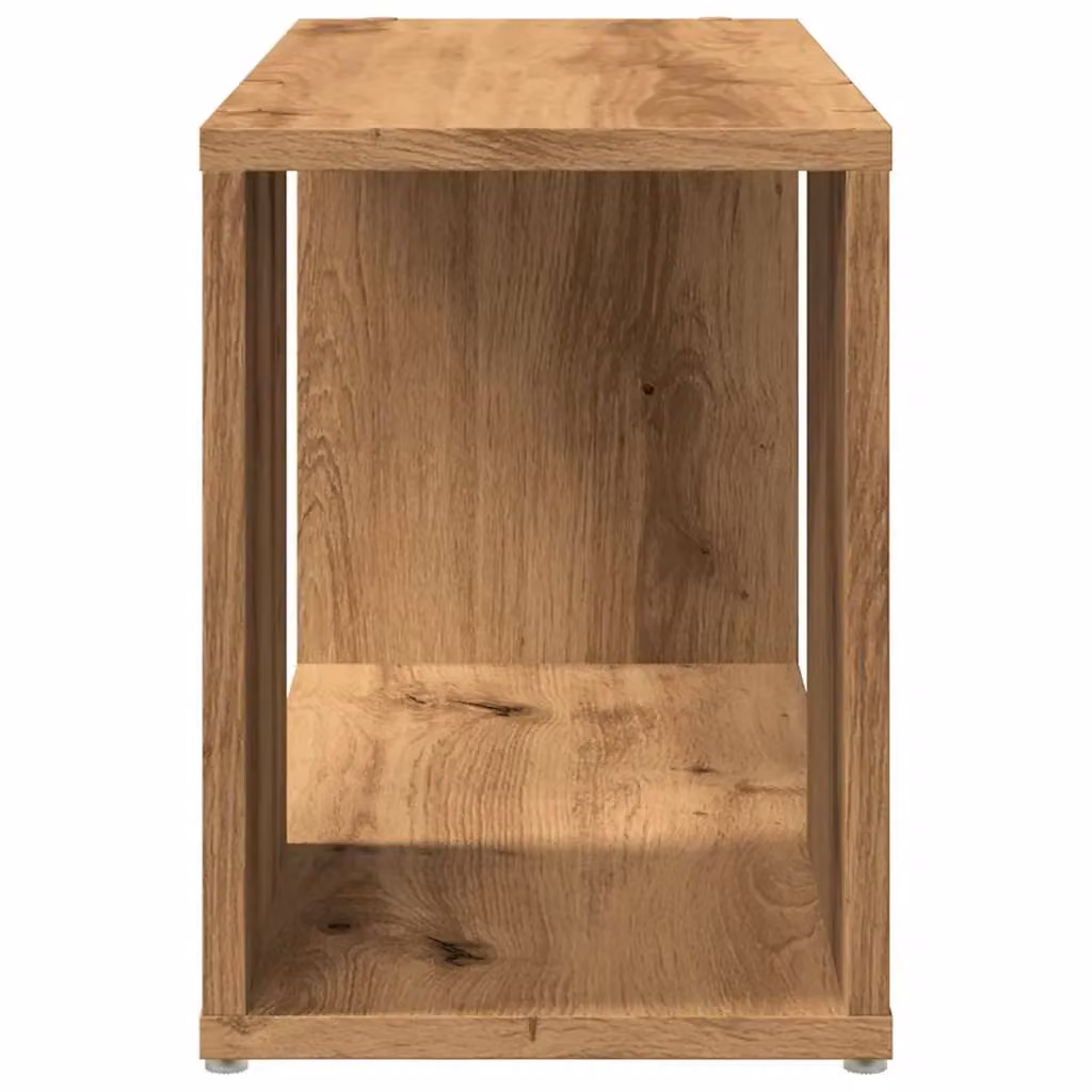 Berkfield Home Artisan Oak TV Cabinet in Brown, W/D/H: 60 x 24 x 32 cm – 4