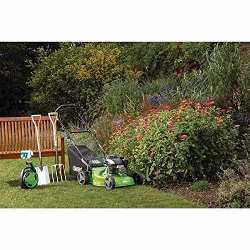 Draper 08672 Self-Propelled Petrol Lawn Mower in Green and Black with 460mm Cutting Width and 150cc 3.6HP Engine – 2