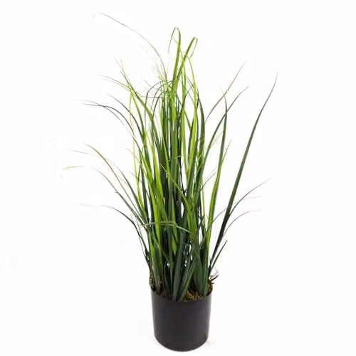 Leaf Design UK Green Artificial Grass Leaf Foliage Tabletop Plant – 1