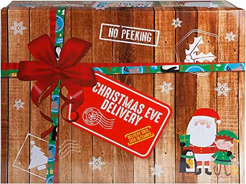 VFM e-Store Christmas Eve Favour Boxes in Brown and Multicolour for Children and Adults – 2