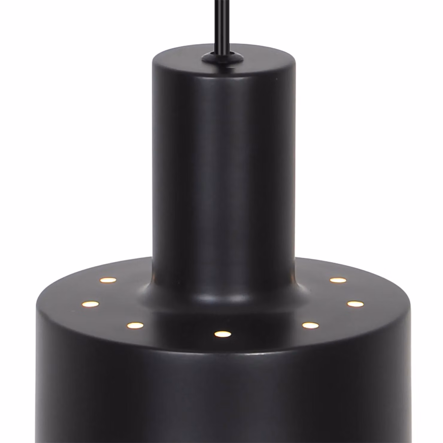 Nordlux Matis Black Metal Pendant Light with E27 Socket – 2