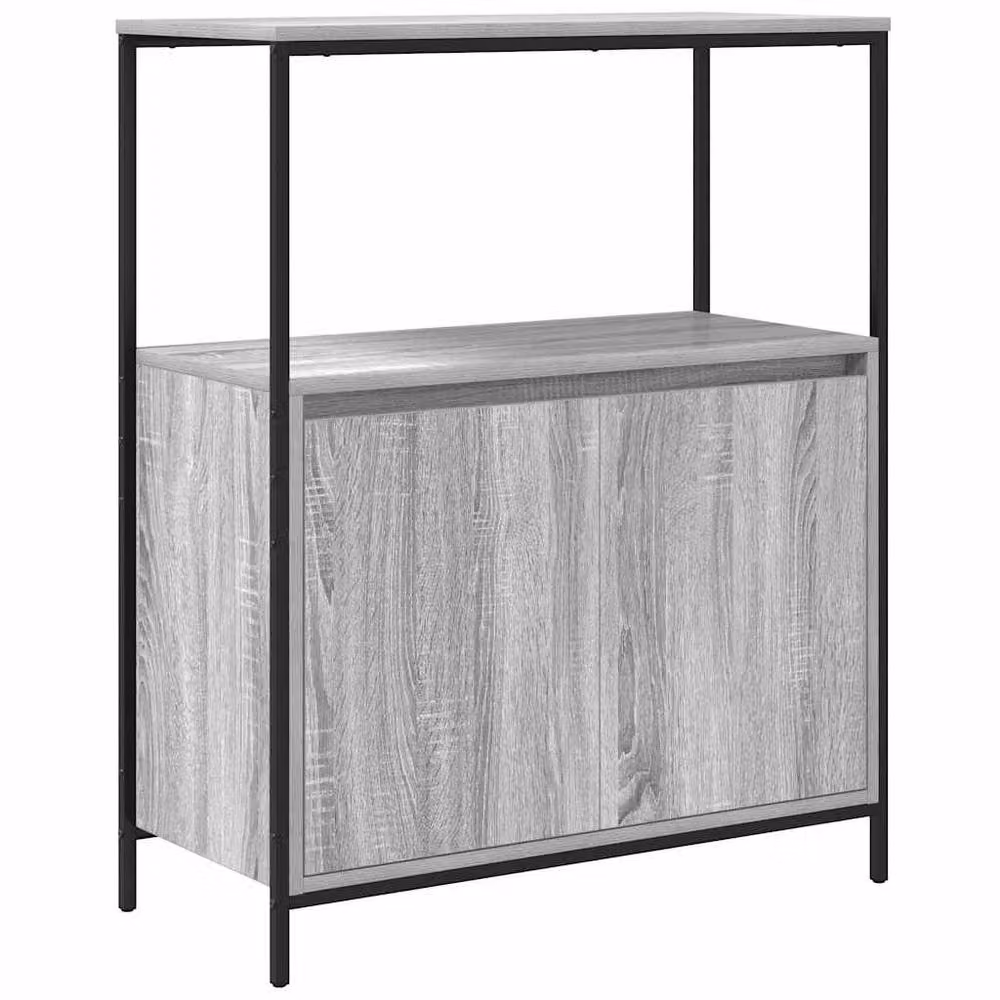 Berkfield Home Grey Sonoma Bathroom Cabinet with Internal Shelves, W/D/H: 76.5 x 35 x 95 cm – 2