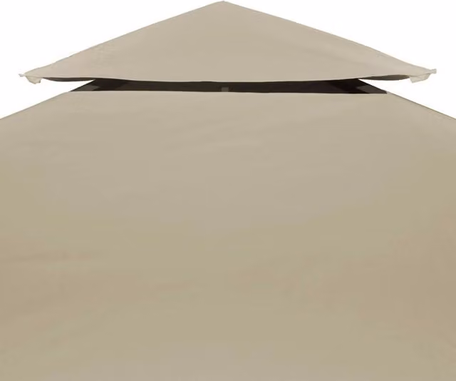 Berkfield Home Replacement Gazebo Canopy Cover in Beige, 3 x 4 m – 1