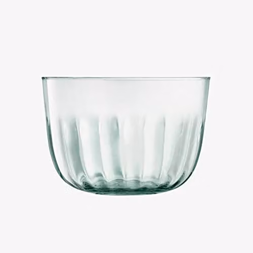 LSA International Mia Green Glass Salad Bowl Ø23cm