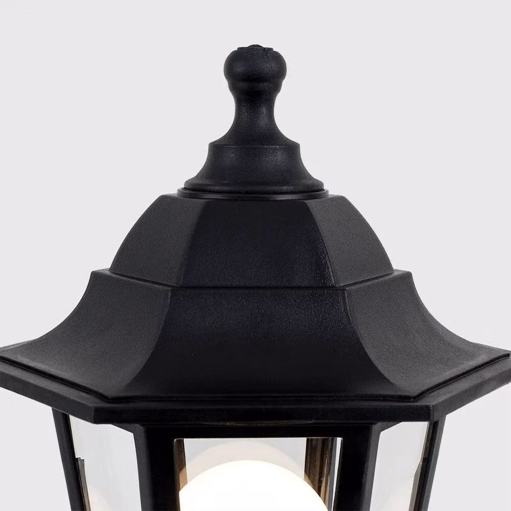 Nordara Vintage LED Garden Post Lantern in Black – 3