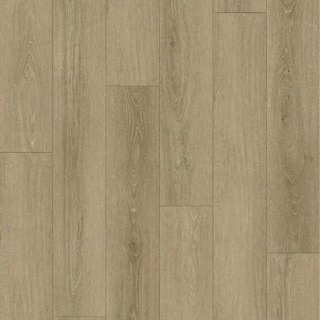 Guardian Click Wood Look Vinyl Flooring Planks in Brown and Beige, Pack of 8