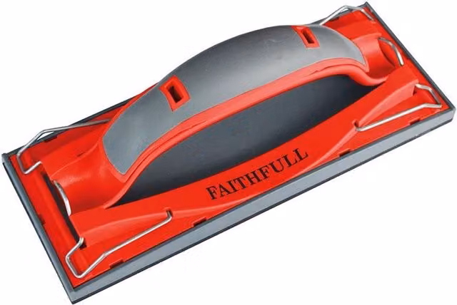 Faithfull Drywall Quick Grip Hand Sander, Multicolour, W: 22.3 cm, H: 8.5 cm