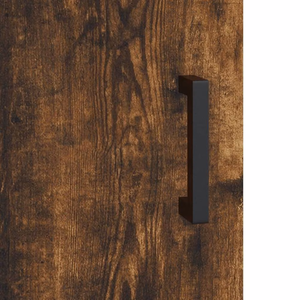 Berkfield Home Smoked Oak Sideboard in Brown, W/D/H: 69.5 x 34 x 90 cm – 7