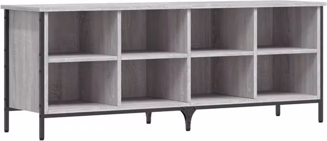 Berkfield Home Grey Sonoma Shoe Cabinet W/D/H: 131 x 35 x 50 cm
