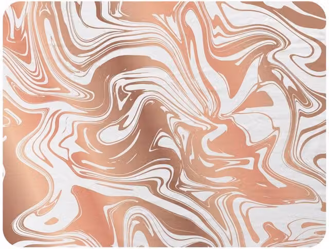 Benjamin Tate Design Marble Fleece Blanket in Pink, Gold and Beige, W/D/H: 120 x 150 cm – 2