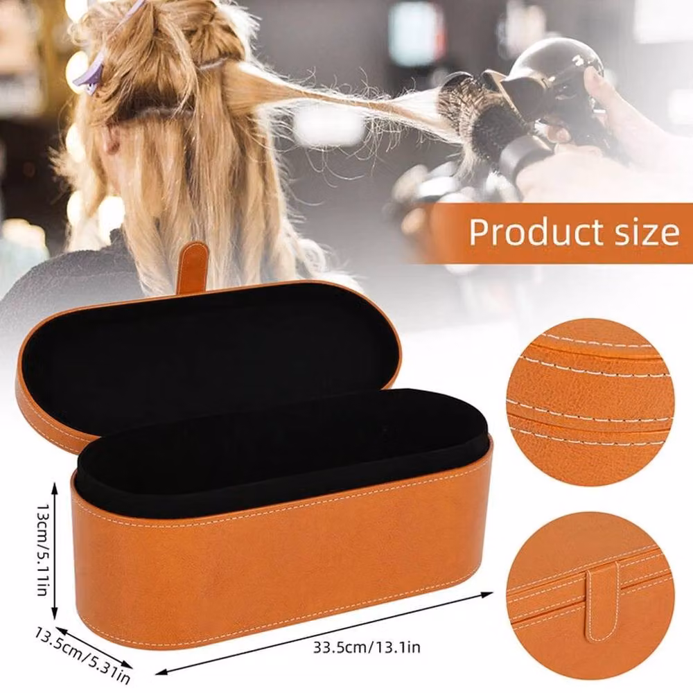 EONLION Magnetic Hair Dryer Storage Case Organizer in Brown – 2