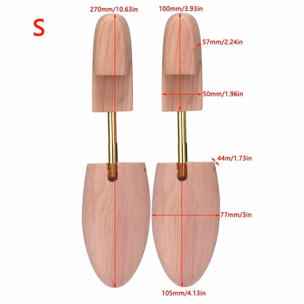 PAWNORA Wood Shoe Stretcher in Brown, 1 Pair – 2