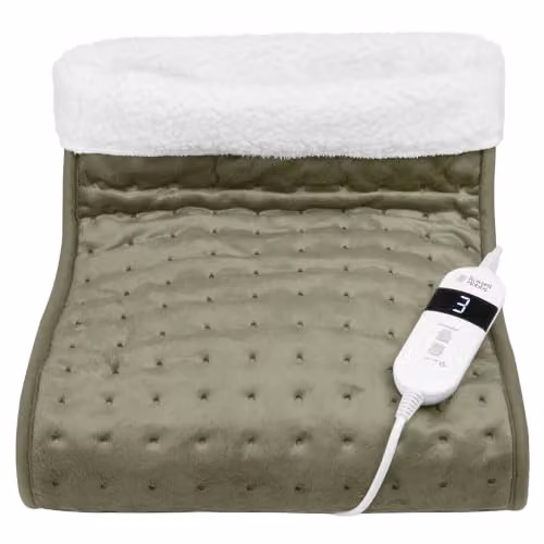 Russell Hobbs Electric Heated Foot Warmer and Slipper in Green
