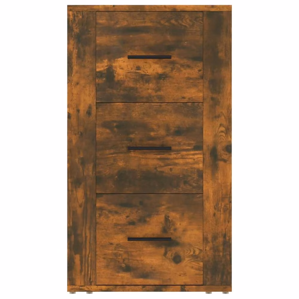 Berkfield Home Smoked Oak Sideboard in Brown, W/D/H: 40 x 33 x 70 cm – 3