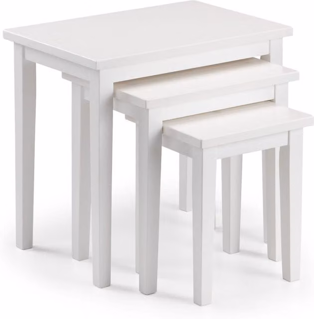 netfurniture Scotch Nest Of Tables in Pure White