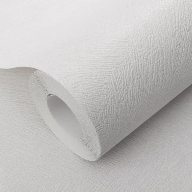 Erismann Organic Flow Abstract Non-Woven Wallpaper in Cream and White