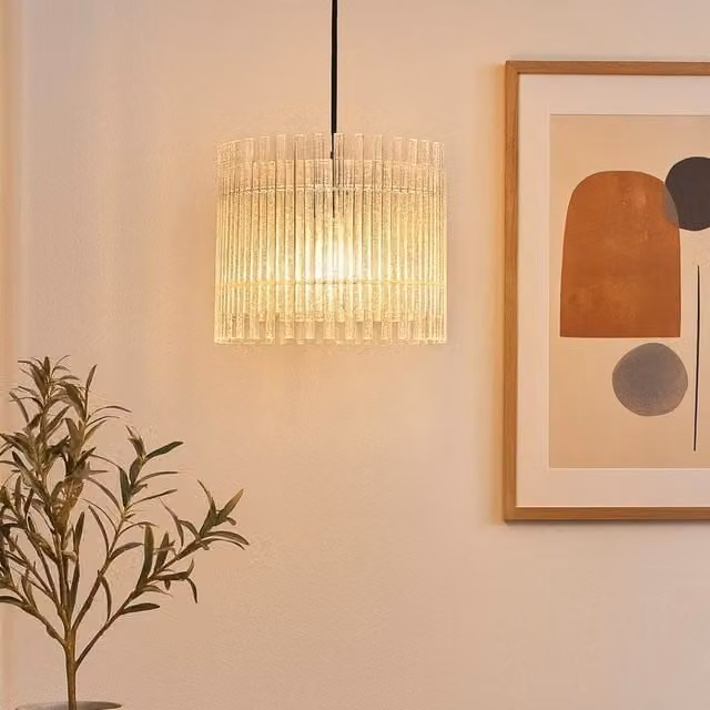 Pagazzi Lighting Savona Chrome Easy-Fit Pendant in Silver