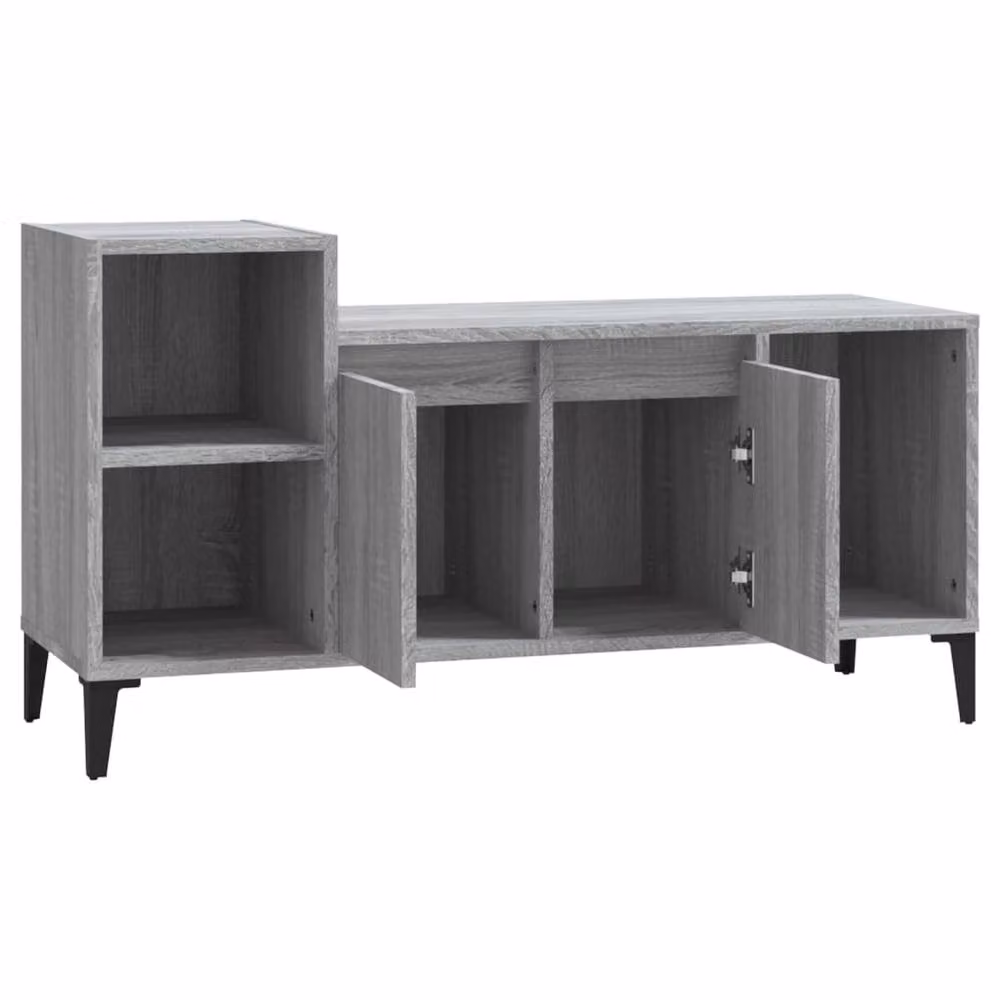 Berkfield Home Grey Sonoma TV Cabinet in Engineered Wood W/D/H: 100 x 35 x 55 cm – 4