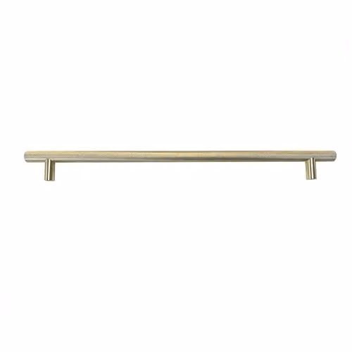Nes Home Brushed Brass Vanity Bar Handle in Gold with Fixing – 1