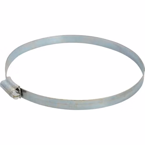 Faithfull Silver Galvanised Steel Hose Clips 120-150mm