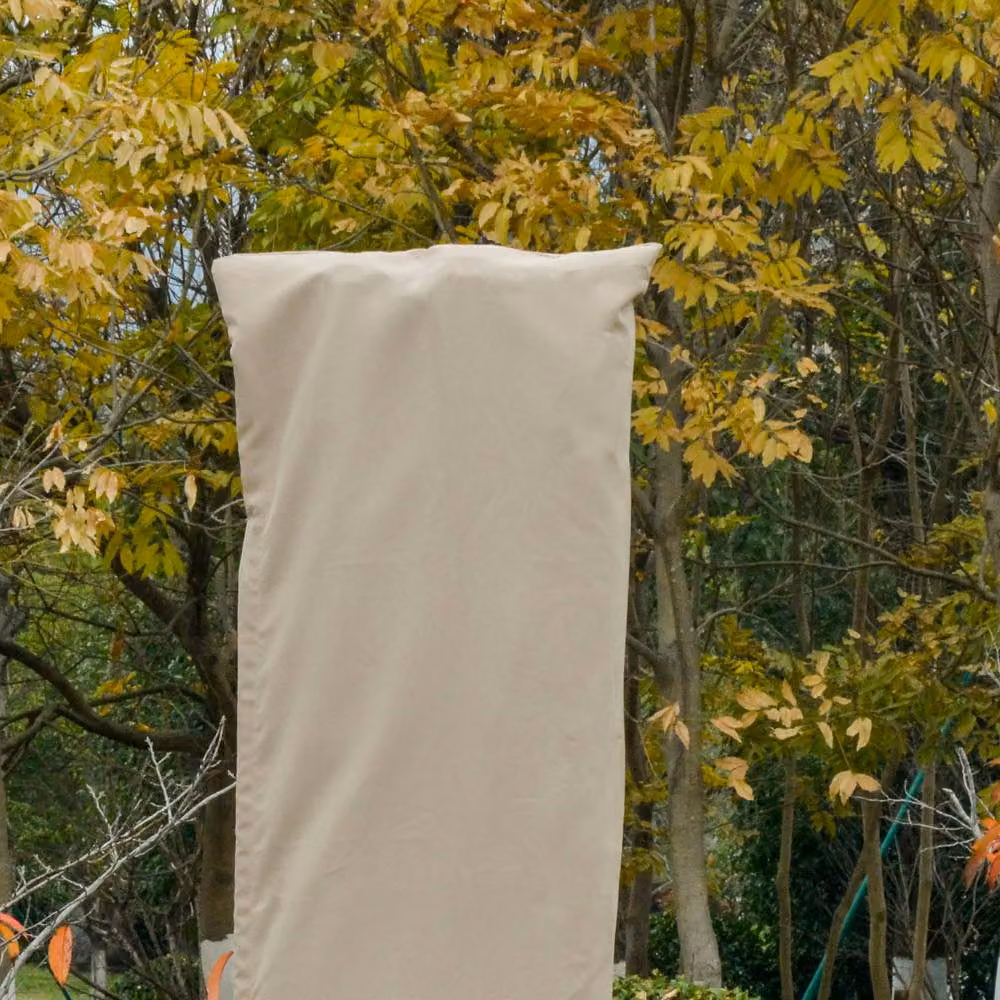Outsunny Polyester Garden Parasol Cover in Beige or Red – 5