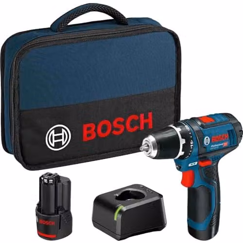 Bosch GSR12V-15 Blue Cordless Combi Drill/Driver with Rechargeable Battery