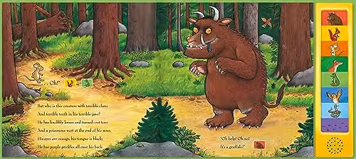 The Gruffalo: A Noisy Storybook by Julia Donaldson, Macmillian, Multicolour Paper Hardback – 4