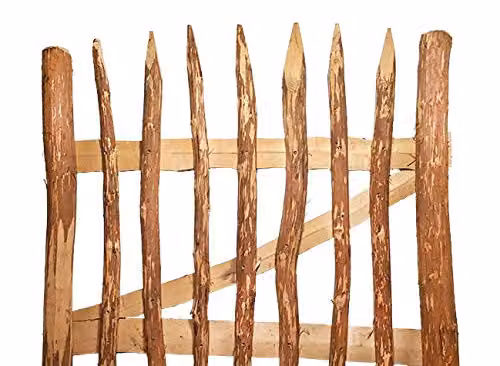 Primrose Split Hazel Wood Garden Gate, Brown, W: 100 cm, H: 180 cm – 2